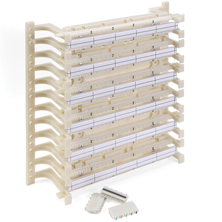 Leviton 41AB2-3F5 Category 5E Wall Mount 110 Style Wiring Block with Leg Leviton 41AB2-3F5 Category 5E Wall Mount 110 Style Wiring Block with Leg