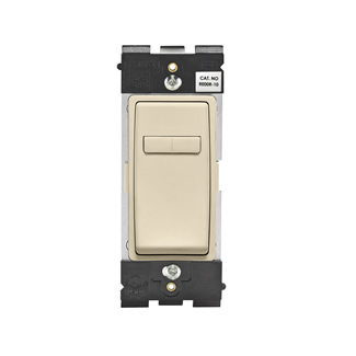 Leviton Renu® Coordinating Dimmer Remote RE00R-WG for 3-Way or More Applications, 120VAC, in Whispering Wheat