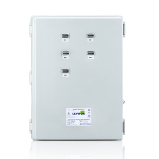 Large Mini Meter MMU, 120/240V 1P/3W REF VOLTAGE, 5 Dual Element Meters, NEMA 4X, Current Transformers Not Included.