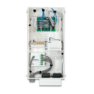 28" Structured Media Enclosure, Metal, White