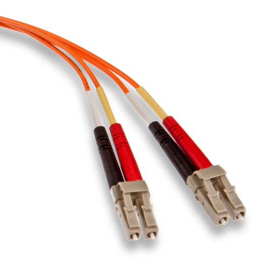 Economy Patch Cord, 62.5/125 um Multimode OM1, OFNR Duplex, LC-LC, 1m