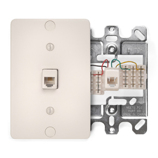 LEV 40253-T MODULAR JACK PHONE 110 LEV 40253-T MODULAR JACK PHONE 110