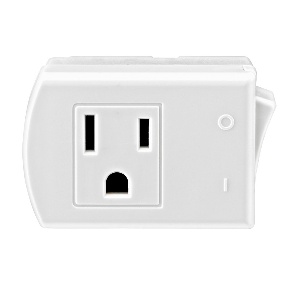 LEV 1470-W Grounded switch tap, Whi LEV 1470-W Grounded switch tap, Whi