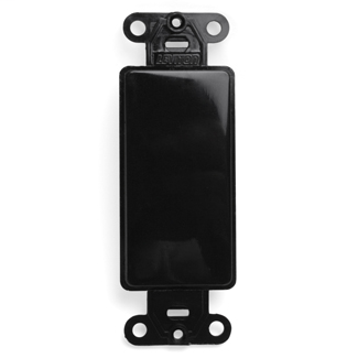 QuickPort Decora Multimedia Insert, Black