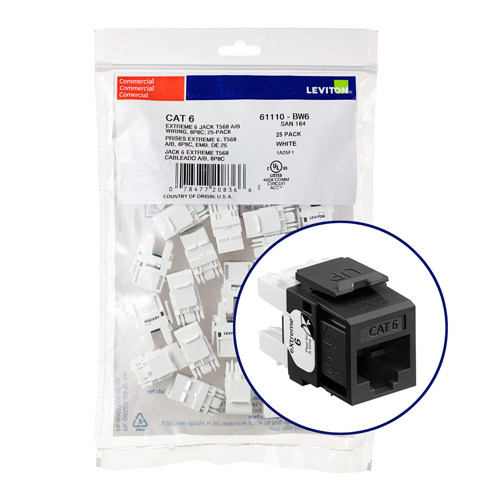 LEV 61110-BE6 JACK EXTREME C6 25PK LEV 61110-BE6 JACK EXTREME C6 25PK