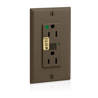 LEV 8280 BR DEC TVSS REC 15A125V HG LEV 8280 BR DEC TVSS REC 15A125V HG