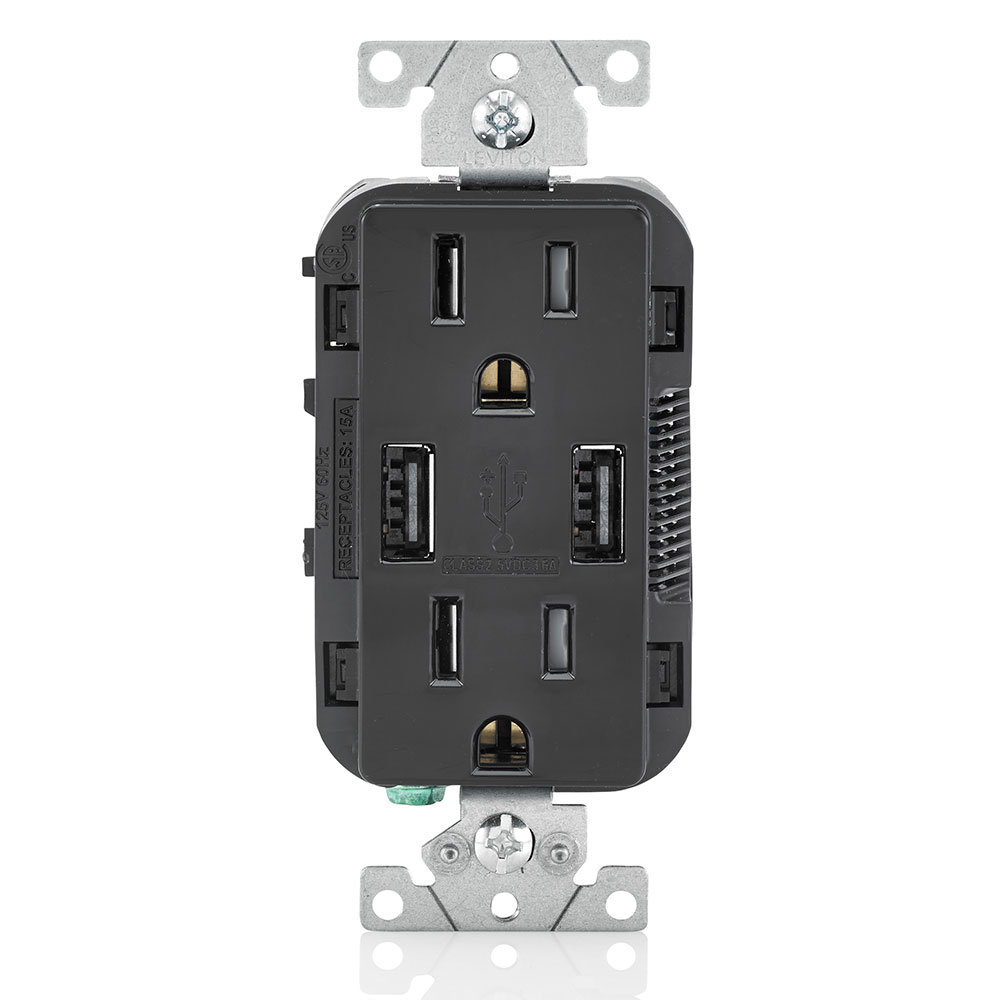 LEV T5632-E 5-15R USB COMBINATION R LEV T5632-E 5-15R USB COMBINATION R