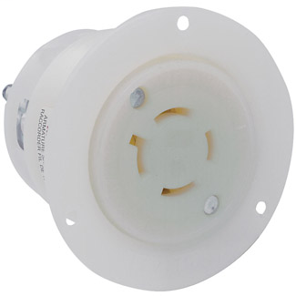 LEV 2416 L14-20R FLANGED OUTLET WHI LEV 2416 L14-20R FLANGED OUTLET WHI