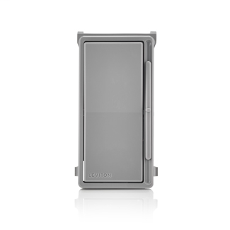 Decora Slide Dimmer and Fan Speed Control Color Change Kit, no locator light, for use with DSE06, DS710, DSX10, DSX12, DSH06, DSH08 dimmers and DSF01 fan speed control - Gray