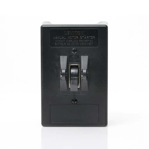 Type 1 Enclosure (for use with 30 Amp Motor Controller Switches), Thermoplastic - Black