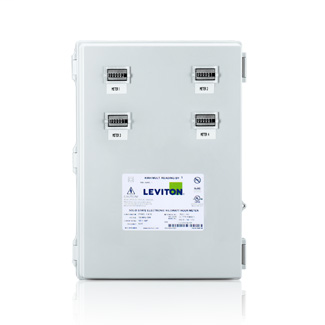 Medium Mini Meter MMU, 120/240V 1P/3W REF VOLTAGE, 4 Dual Element Meters, NEMA 4X, Current Transformers Not Included. Lead Time 4-6 Weeks