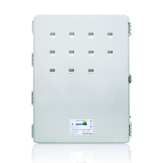 XL Mini Meter MMU, 120/208V 3P/4W REF VOLTAGE, 11 Dual Element Meters, NEMA 4X.