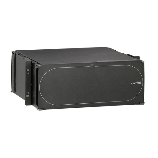 1000i SDX 4RU Distribution and Splice Enclosure, empty; Accepts up to (12) SDX adapter plates or (12) SDX MTP cassettes and accepts up to (12) splice trays. (Vertical adapter plate/cassette orientation).