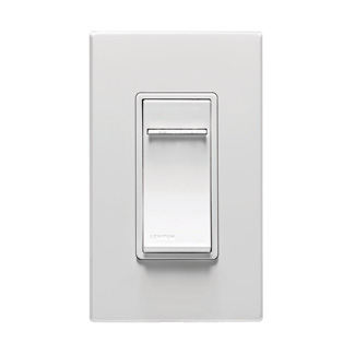Vizia + 120VAC Coordinating Dimmer Remote to 120VAC Dimmers/Fan Speed Control for 3-way or up to 10 location applications (No LEDs). White face assembled on device, ivory and light almond faces included.