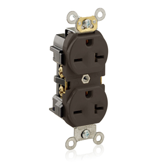 LEV 5824 -CP DUPLEX RECEPT LEV 5824 -CP DUPLEX RECEPT