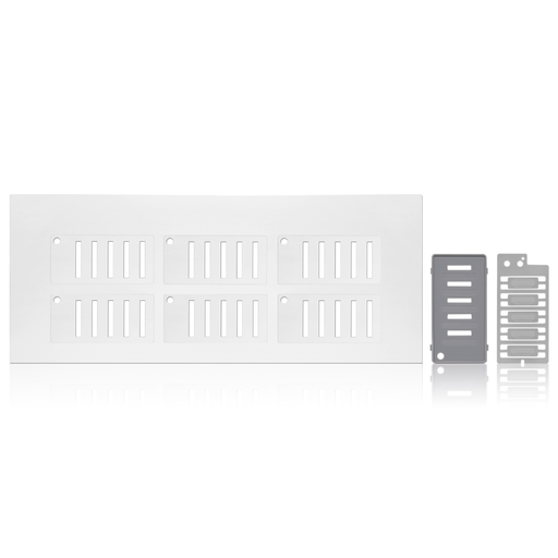 Color Change Kits for Dimensions Scene Controller with Customizable Labels, Title 24 compliant, ASHRAE 90.1 compliant, Gray