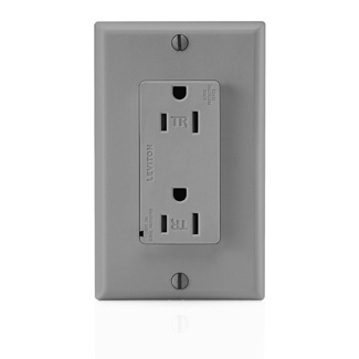 LEV T5280-GY 15A TR SURGE RECPT LEV T5280-GY 15A TR SURGE RECPT