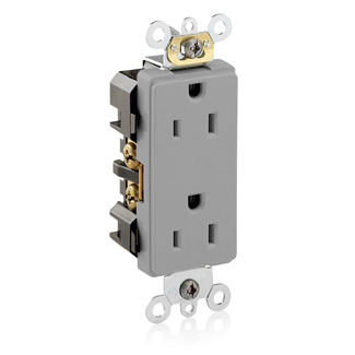LEV 16262-GY DECORA DUPLEX RECEPT LEV 16262-GY DECORA DUPLEX RECEPT