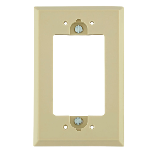 Shallow Wallbox extender for GFCI. Ivory