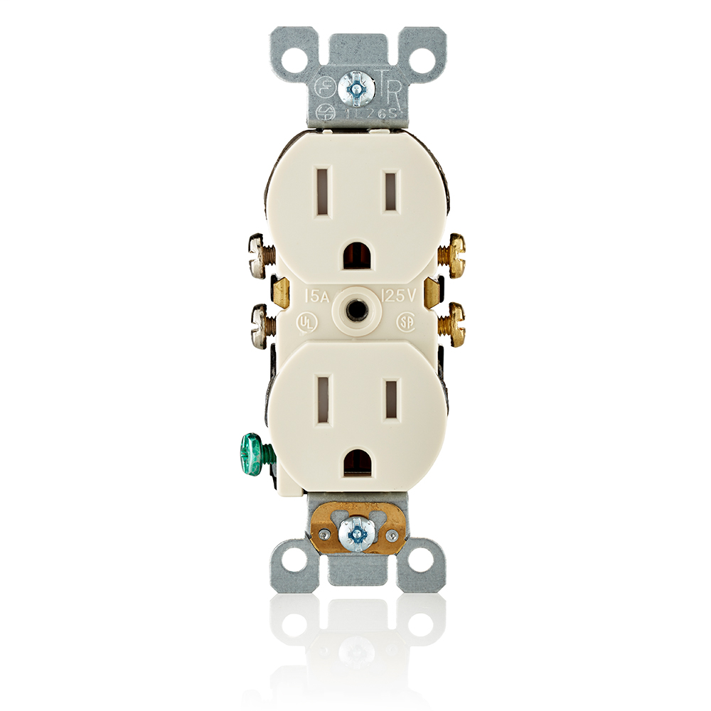 LEV T5320-ST 15A-125V TR DUPLEX RCP LEV T5320-ST 15A-125V TR DUPLEX RCP