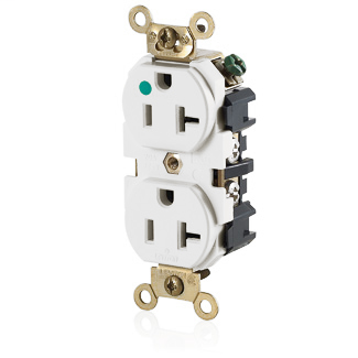 LEV MRI83-W 20A HG MRI DUP RECEPT LEV MRI83-W 20A HG MRI DUP RECEPT