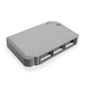 Product image for LEV 41296-MMG SMBOX MOS 6 PORT GY