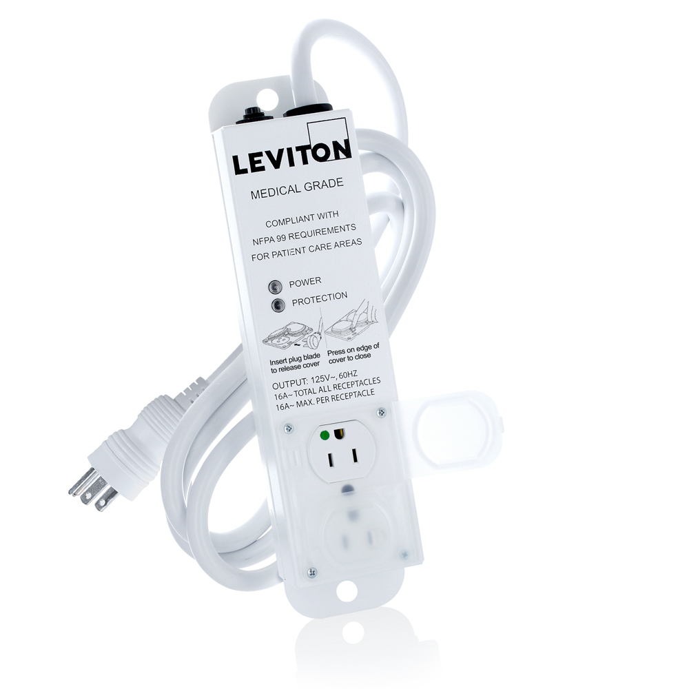 LEV 5302M-1S7 15A MEDGRD PWR STRIP LEV 5302M-1S7 15A MEDGRD PWR STRIP