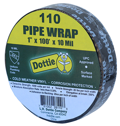 Item # 110, (110) Pipe Wrap Adhesive Tape
