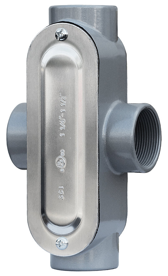 Item # X100CG, (X100CG) X Style/Type Threaded Conduit Body with Cover and Gasket