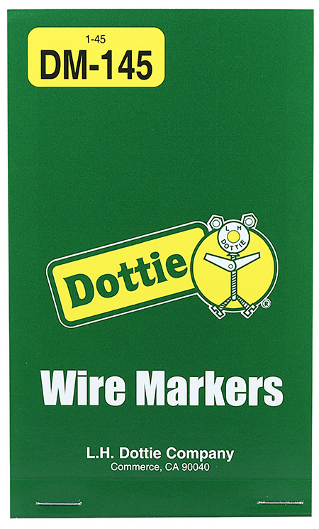 Item # DM145, (DM145) Wire Marker Book