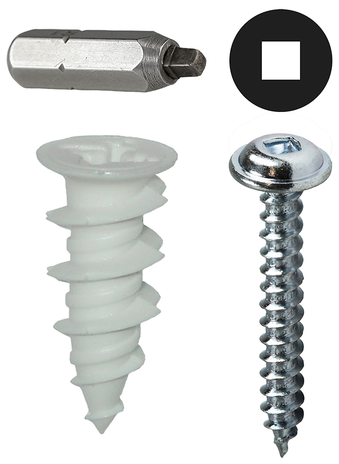 Item # WDK8NWSQ, (WDK8NWSQ) Nylon Wallboard Anchor Kit