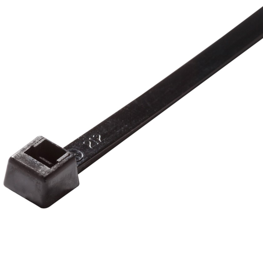 DOTTIE DT14HB 15" CABLE TIES U.V. BLACK HEAVY DUTY STRAIGHT TIP