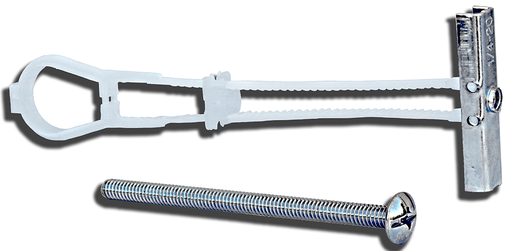 Product image for LH Dottie STK25 1/4 x 4 Inch Mushroom Head Strap Harness Toggle Anchor Kit