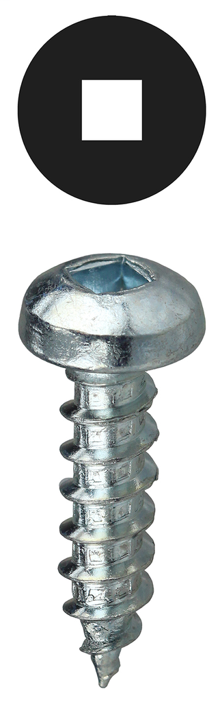 Item # DDSMS61, (DDSMS61) Square Drive Pan Head Sheet Metal Screw