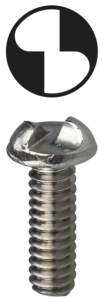 Item # T102434OR, (T102434OR) One Way Round Head Machine Screw