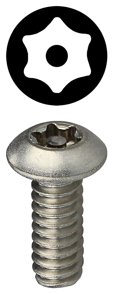 Item # T1032112TB, (T1032112TB) Star Pin Tamper Resistant Machine Screw