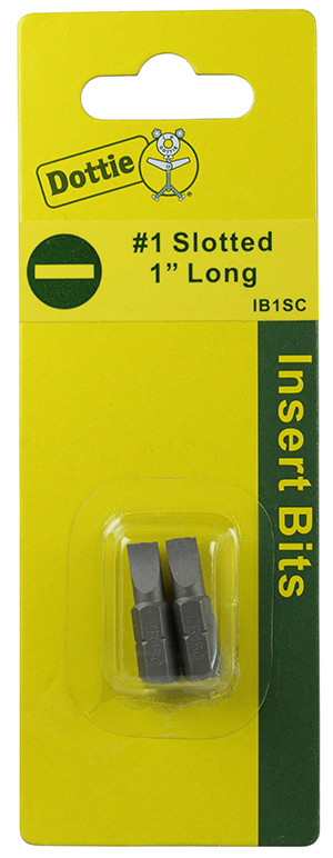Item # IB1SC, (IB1SC) Slotted Insert Bit