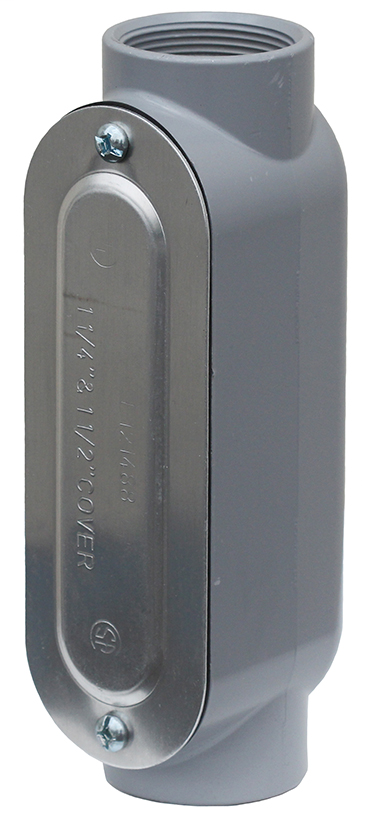 Item # C100CG, (C100CG) C Style/Type Threaded Conduit Body with Cover and Gasket