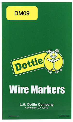 Item # DM09, (DM09) Wire Marker Book