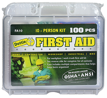 Item # FA10, (FA10) First Aid Kit