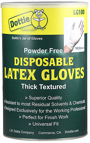 Item # LG100, (LG100) Latex Disposable Glove