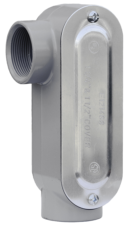 Item # LR150CG, (LR150CG) LR Style/Type Threaded Conduit Body with Cover and Gasket