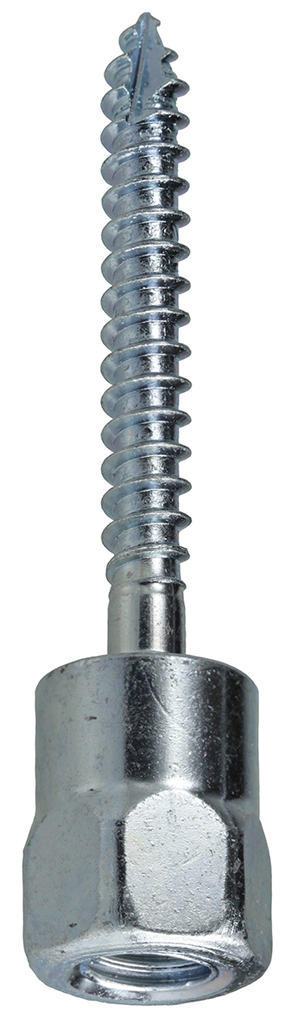 Item # SSW12B, (SSW12B) Wood Bottom Mount Threaded Rod Hanger