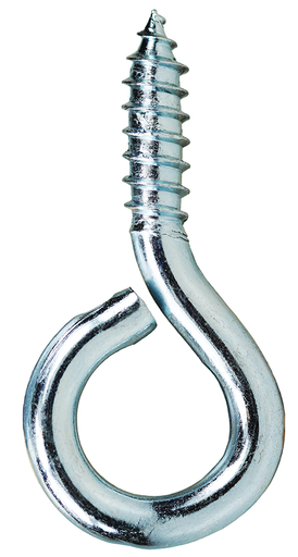 LH Dottie SE2 #4-5/8 Inch Zinc Plated Steel Eye Screw Product image for LH Dottie SE2 #4-5/8 Inch Zinc Plated Steel Eye Screw