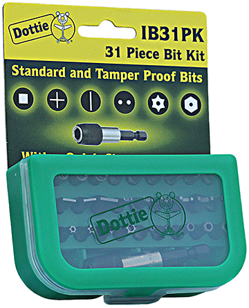 Item # IB31PK, (IB31PK) Compact Combo Bit Tool Kit