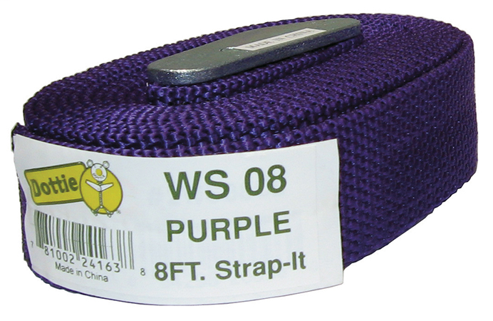 Product image for LH Dottie WS08 8 Foot Purple Nylon Web Strap