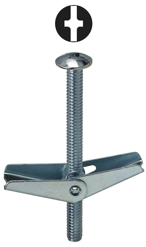 Item # TBC43, (TBC43) Phillips Slotted Toggle Bolt