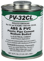 LH Dottie PV32CL ABS and PVC Clear Quart Solvent Cement
