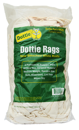 LH Dottie RGZ2 2 lb Bag New White Knit Wiping Rag