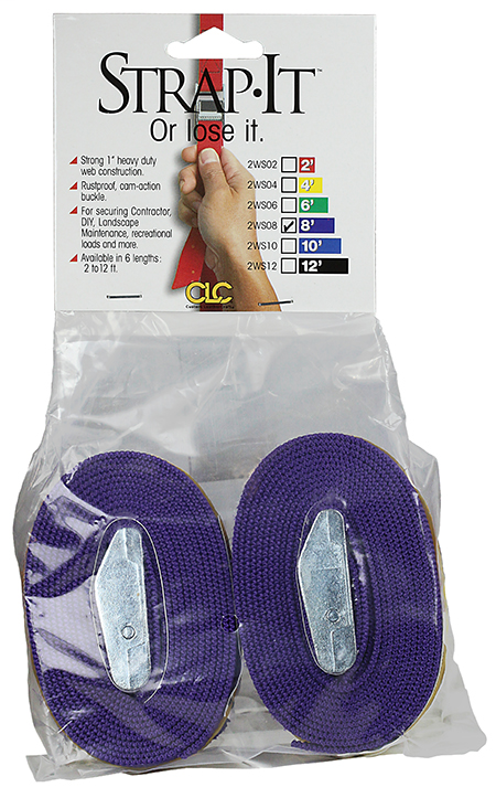 Product image for LH Dottie 2WS08 8 Foot 150 lb Purple Nylon Web Strap